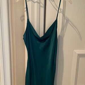 Victoria's Secret Teal Slip Dress